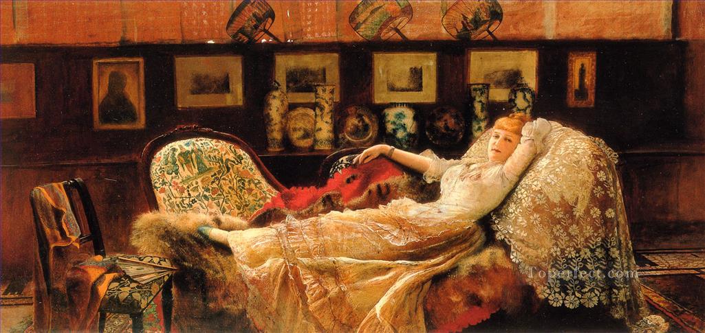 Day Dreams by John Atkinson Grimshaw.
