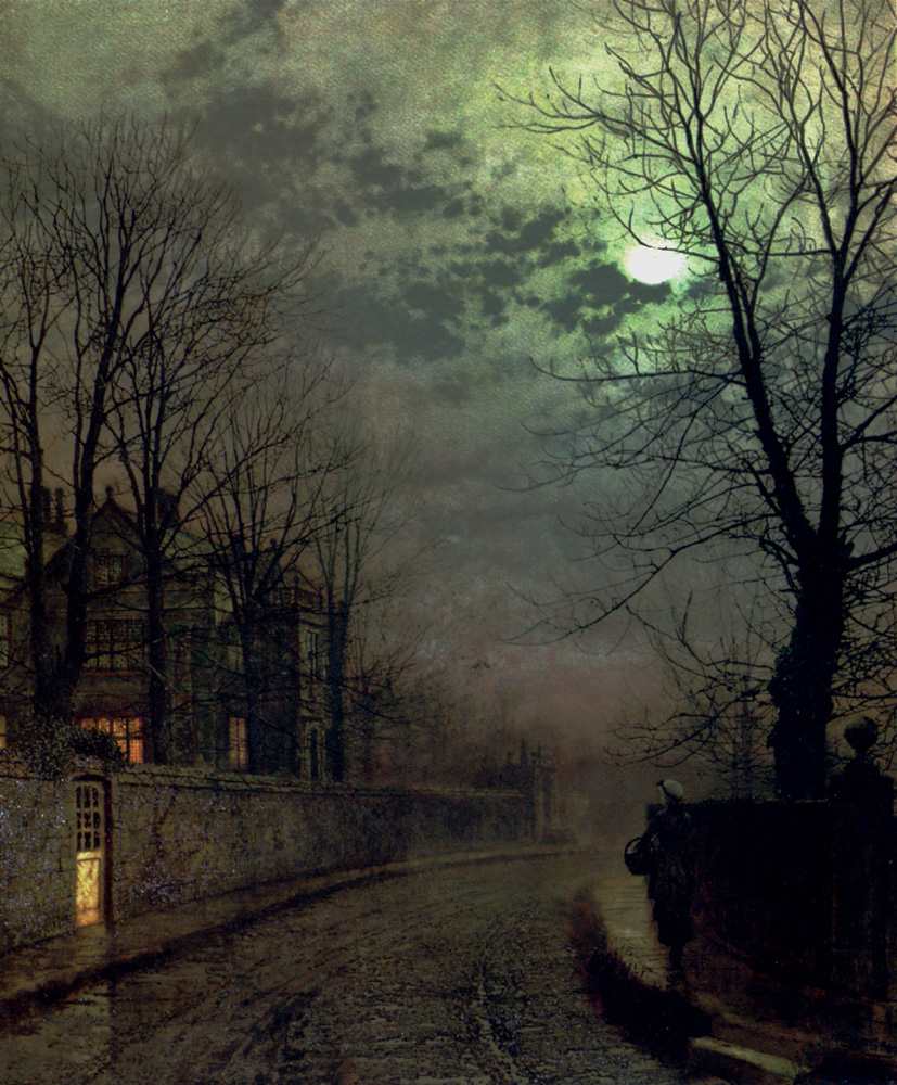 A lane in Headingley, Leeds (1881)