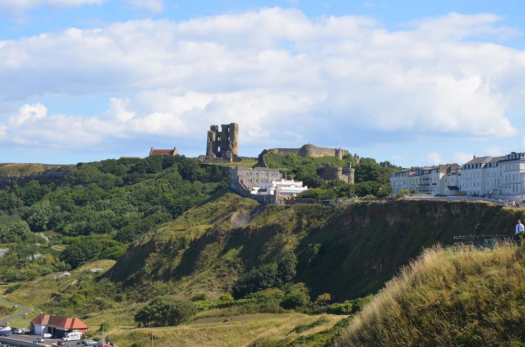 Scarborough Castle and 'The Castle by the Sea'.