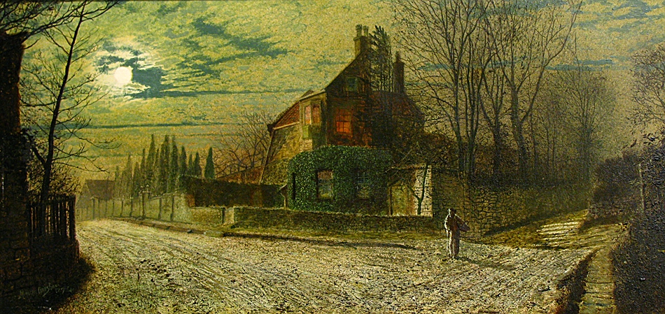 Yew Court Scalby on a November night